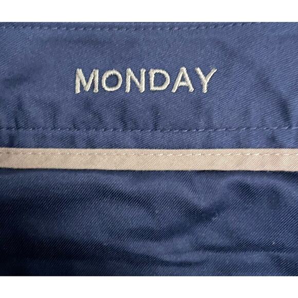 Bonobos Pants Mens Blue Slim Straight Monday Pants Size 33x32 Preppy Casual - Picture 3 of 7